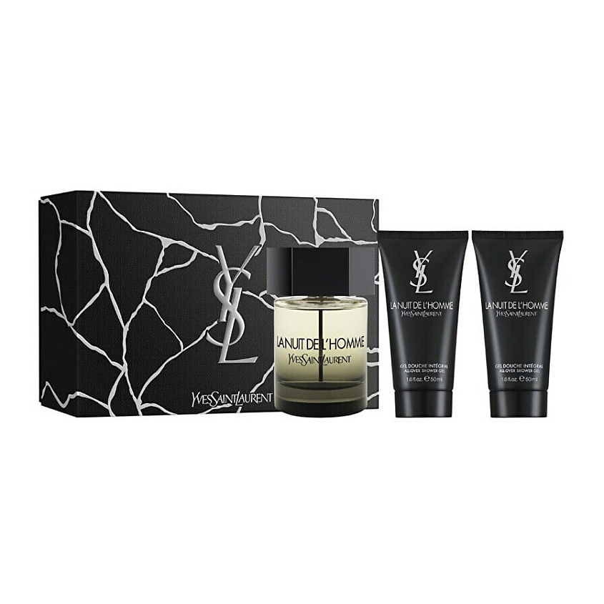 Изображение товара YVES SAINT LAURENT Парфюмерный набор La Nuit De L`Homme, 100мл+2х50мл