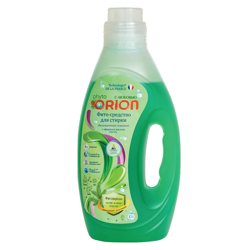 Изображение товара ORION Фито -Гель для стирки деликатных тканей Пихта 1500 мл