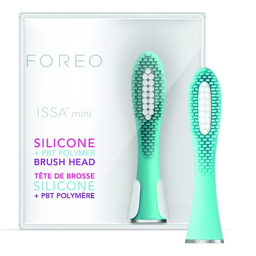 Изображение товара FOREO ISSA mini сменная головка голубой насадка для электрической зубной щетки