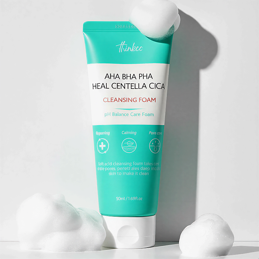Изображение товара Пенка очищающая для проблемной кожи с AHA BHA PHA кислотами 50 мл