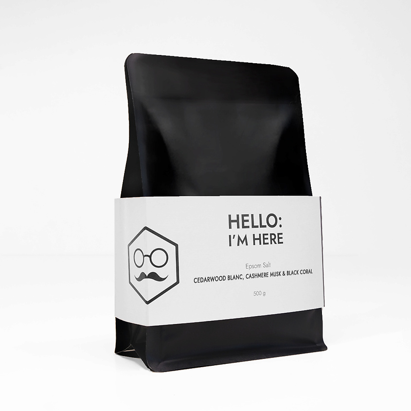 Изображение товара Английская соль для ванн DAD'S MATERIAL Cedarwood Blanc Cashmere Musk & Black Coral 500 г