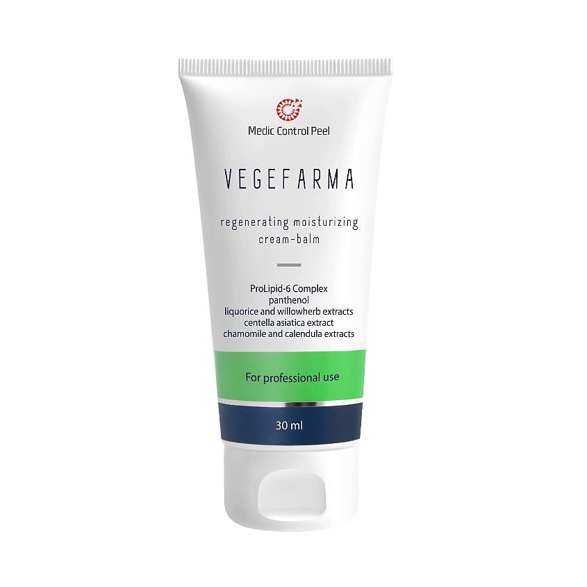 Изображение товара MEDIC CONTROL PEEL Бальзам восстанавливающий увлажняющий VEGEFARMA CREAM-BALM, 30 мл