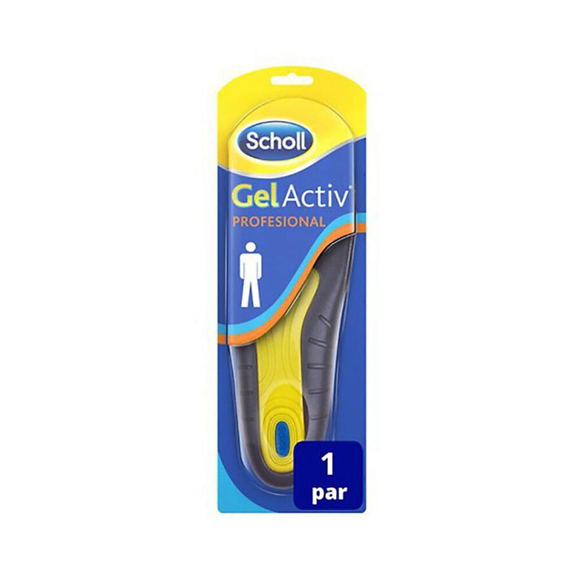 Изображение товара SCHOLL Стельки для обуви Professional Activ Gel Men, размер: 42-48