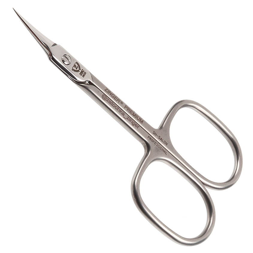 Изображение товара Профессиональные ножницы для кутикулы ZINGER Etalon Pro 22 мм для аккуратной маникюра