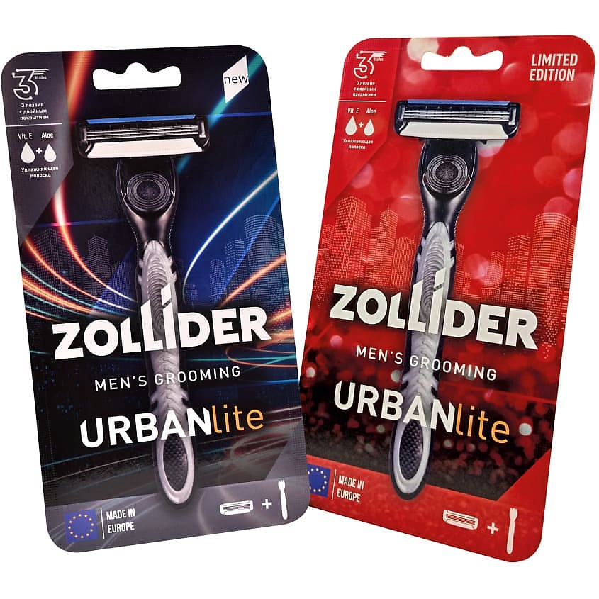 Изображение товара ZOLLIDER Станок со сменной кассетой Urban Lite, 1 шт.