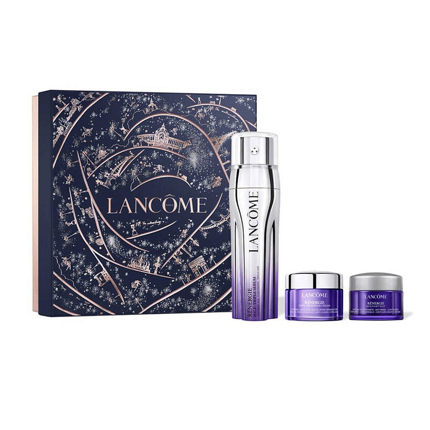 Изображение товара LANCOME Набор: сыворотка Renergie H.C.F. Triple Serum + Дневной и ночной крем, 50 мл + 15 мл + 15 мл