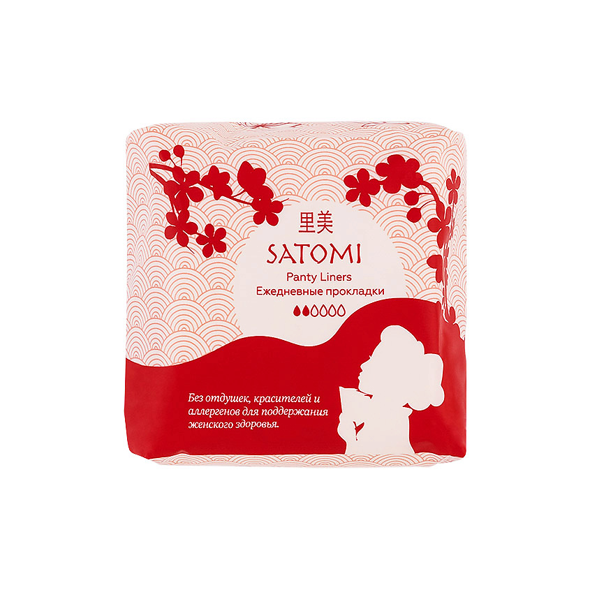 Изображение товара SATOMI Painty Liners Ежедневные прокладки 20 шт. комфортная гигиена без запахов