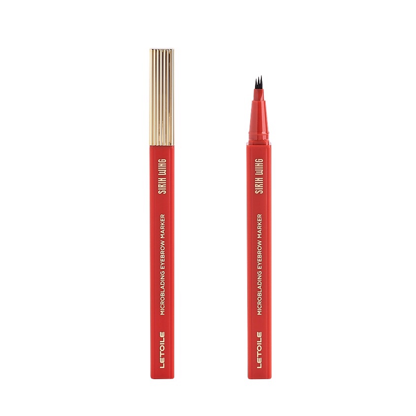 Изображение товара ЛЭТУАЛЬ Маркер для бровей с эффектом микроблейдинга Sirin Wing 001 Berezka 0,6 г