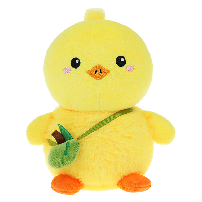 Изображение товара Мягкая игрушка Цыпленок с яблоком 16x12x20 см цена 520 рублей