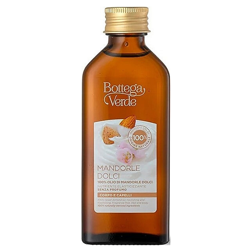 Изображение товара BOTTEGA VERDE Масло сладкого миндаля для волос и тела Mandorle Dolci Body Oil, 100 мл