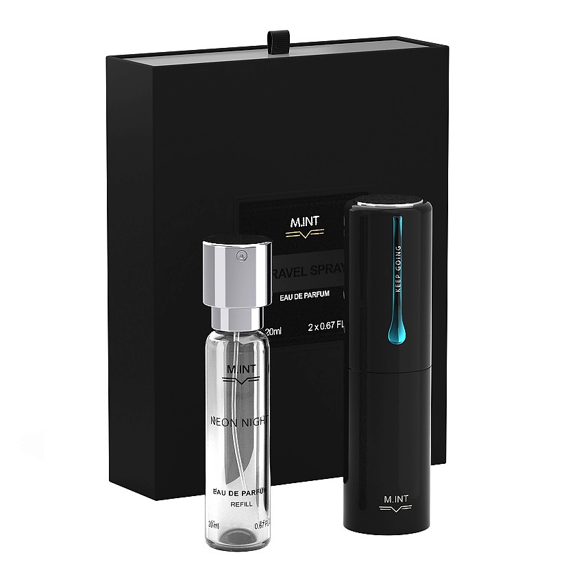 Изображение товара Набор парфюмерии Neon Night 2х20 мл + атомайзер унисекс свежий аромат