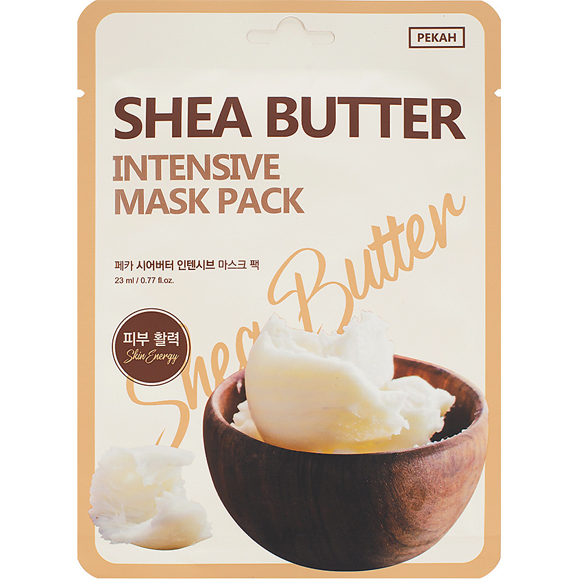 Изображение товара PEKAH Тканевая маска с Экстрактом ши Shea Butter Intensive Mask Pack, 23 мл