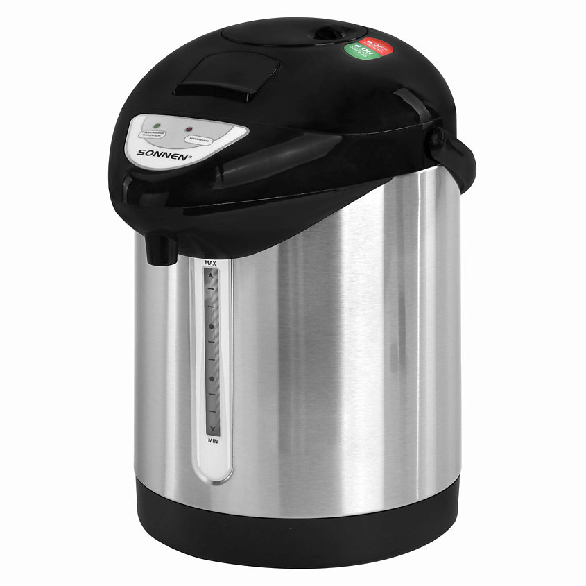 Изображение товара Термопот SONNEN TP-28 серебряный для горячей воды 1 литр