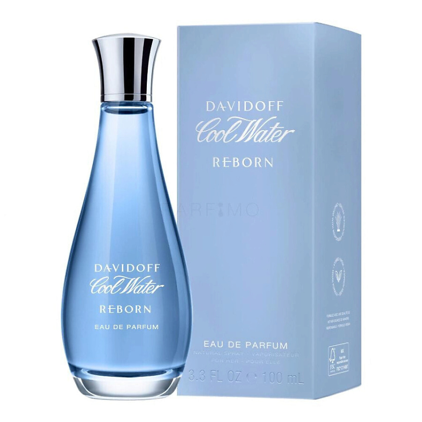 Изображение товара Davidoff Cool Water Reborn for Her Парфюмерная вода 100 мл женский свежий аромат
