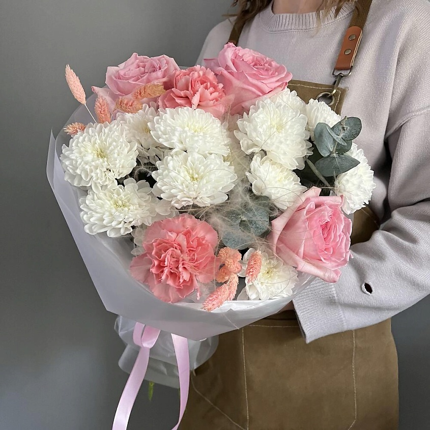 Изображение товара CHALET GREEN Букет с Пионовидной розой «Токийское утро», 1 шт.