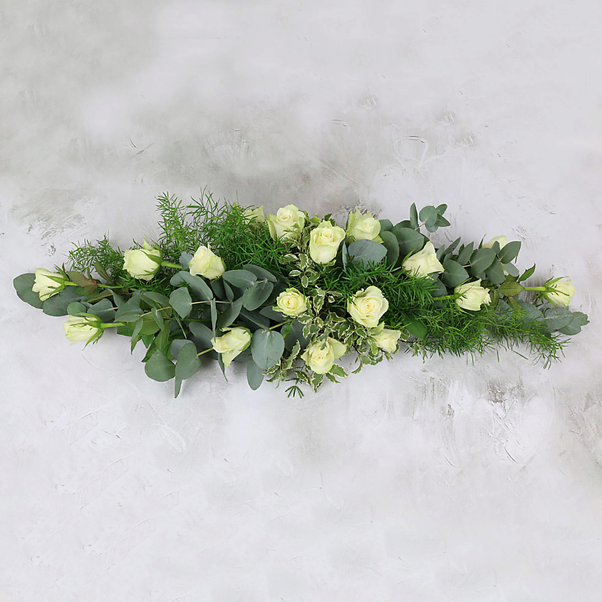 Изображение товара Настольная композиция из роз букет маркет дарите с удовольствием 1 шт