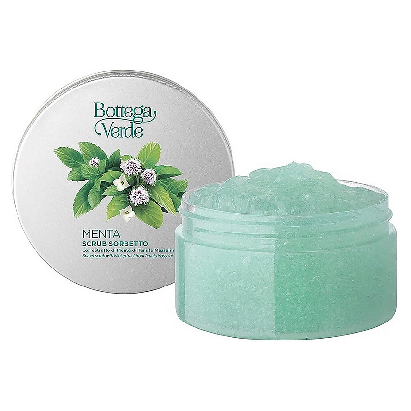 Изображение товара BOTTEGA VERDE Скраб-сорбет для тела с экстрактом мяты Mint Sorbet, 200 мл