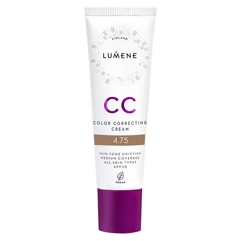 Изображение товара Lumene CC Color Correcting Cream SPF20 No4. 75 - легкий тонирующий крем для лица с защитой SPF 20