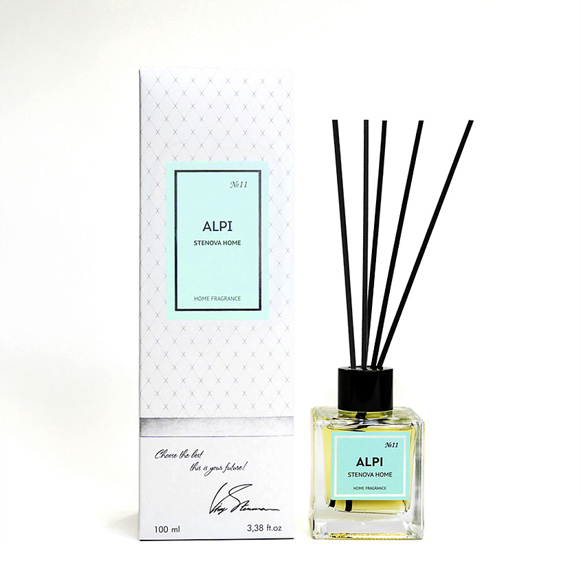 Изображение товара Аромадиффузор ALPI №11 от STENOVA HOME 100 мл с палочками для дома и офиса