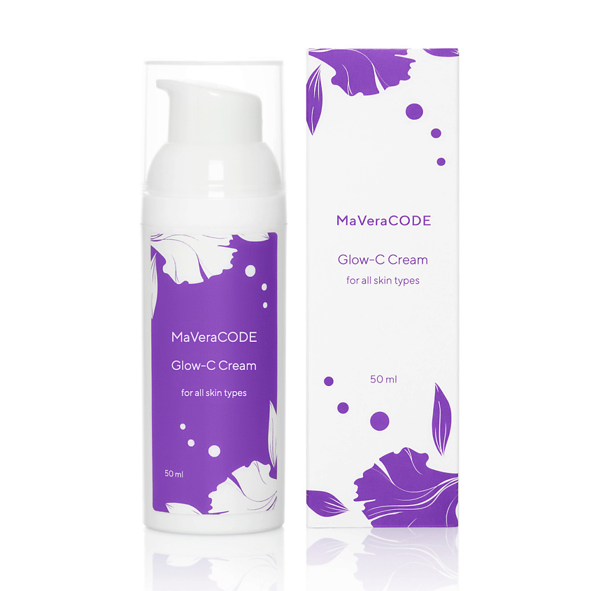 Изображение товара Профессиональный омолаживающий крем с гиалуроновой кислотой и витамином С GLOW-C MaVeraCODE 50 мл