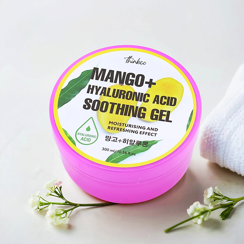Изображение товара THINKCO Гель универсальный для лица и тела с экстрактом манго и гиалуроновой кислотой, 300