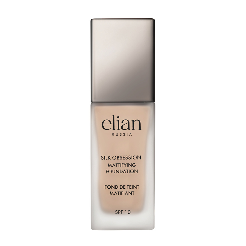 Изображение товара ELIAN Тональное средство Silk Obsession Foundation с сатиновым финишем, 35 Cinnamon, для загорелой кожи, матирующий, стойкий