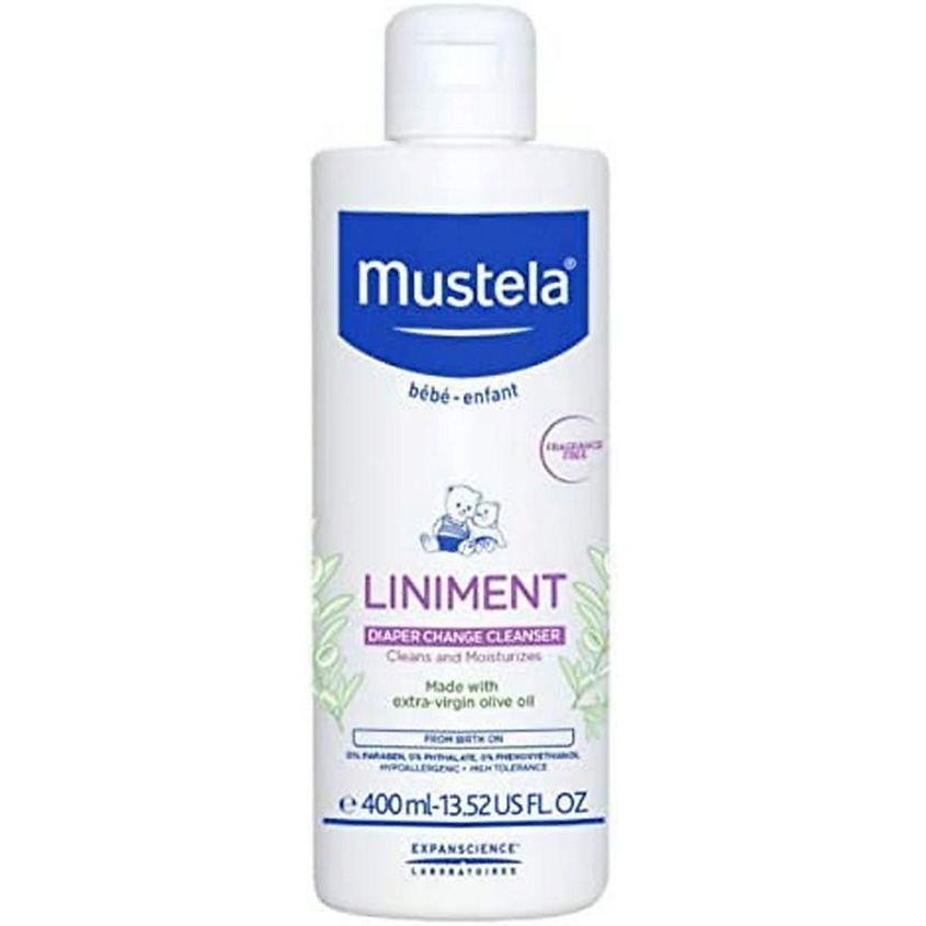 Изображение товара MUSTELA Эмульсия для интимной гигиены малыша Diaper Change Liniment, 400 мл