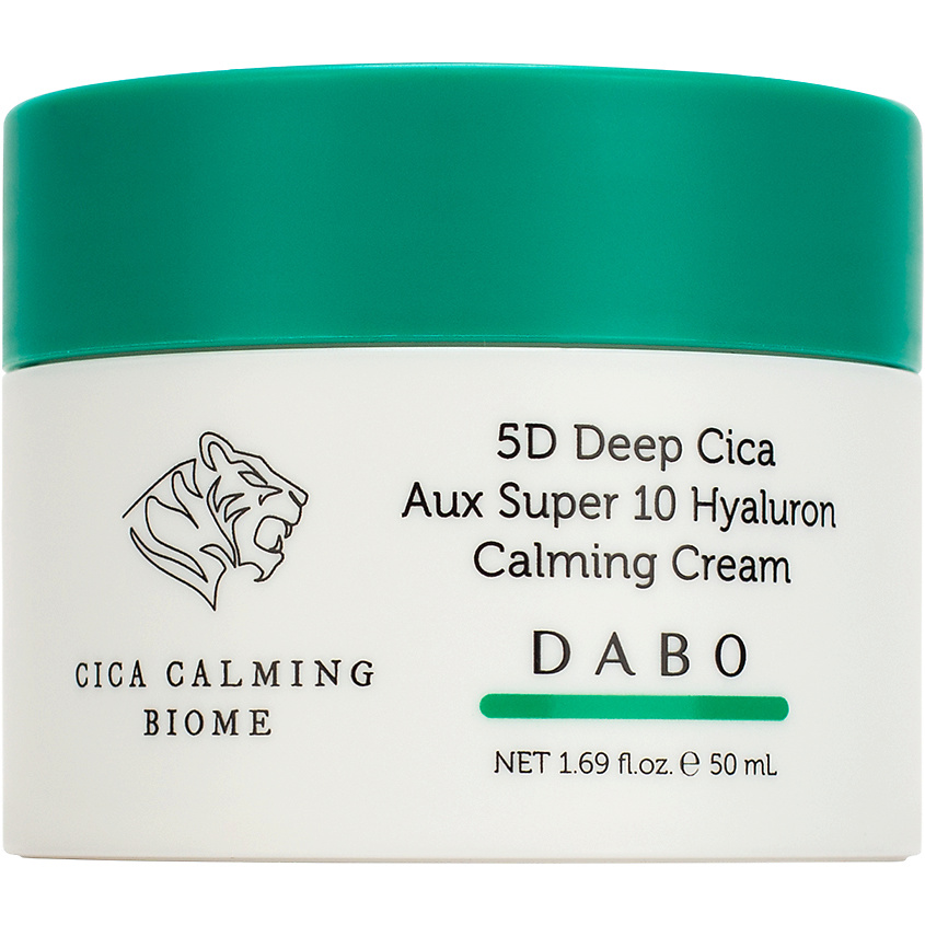 Изображение товара DABO Восстанавливающий крем с комплексом гиалуроновых кислот и экстрактом центеллы азиатской 5D Deep Cica Aux Super 10 Hyaluron Calming Cream, 50 мл
