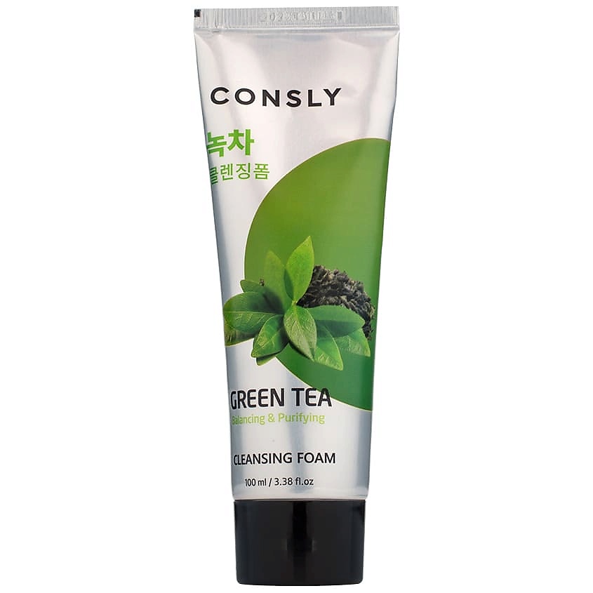 Изображение товара Консиль пенка для умывания балансирующая кремовая с зеленым чаем 100 мл