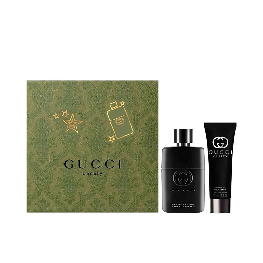 Изображение товара GUCCI Набор Pour Homme Eau de Parfum: Парфюмерная вода + Гель для душа, 50 мл + 50 мл