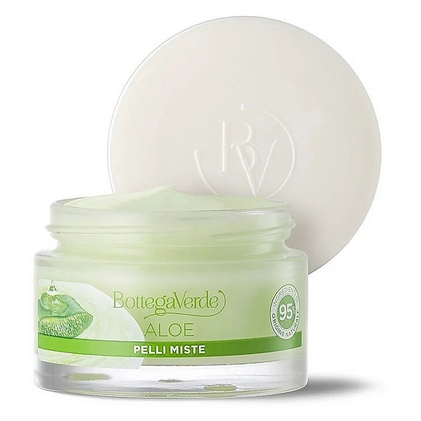 Изображение товара BOTTEGA VERDE Увлажняющий и матирующий гель-крем для лица с алоэ Aloe 24H Face Cream, 50 мл