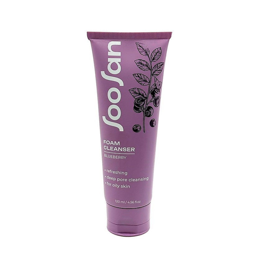 Изображение товара Пенка для умывания SOOSAN с экстрактом черники для проблемной кожи 120 мл