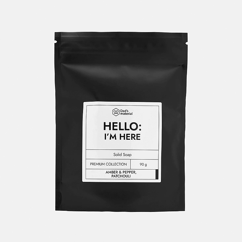 Изображение товара DAD`S MATERIAL Мыло "Amber & Pepper, Patchouli", 1 шт