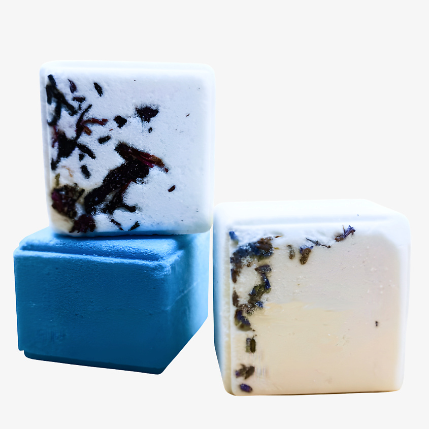 Изображение товара Набор бомбочек для ванны СПА TENVI с ароматами фиалки, розы и лаванды 1 шт