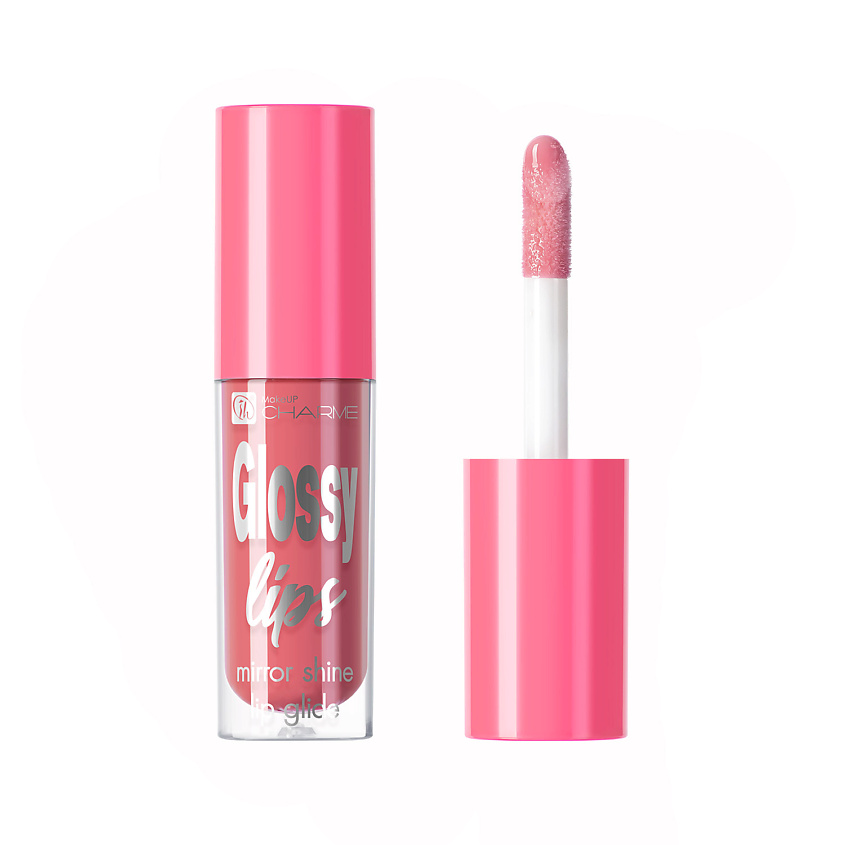 Изображение товара CHARME Глайд для губ зеркальный Glossy Lips Натурально-розовый 106