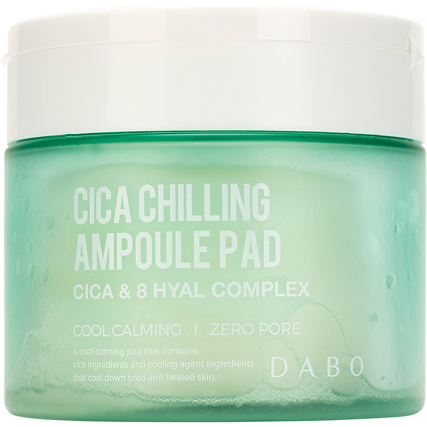 Изображение товара DABO Освежающие подушечки с ниацинамидом, бетаином и маслом чайного дерева Cica Chilling Ampoule Pad, 60 шт