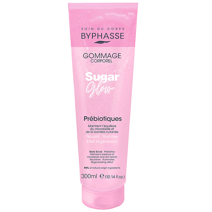 Изображение товара BYPHASSE Скраб для тела SUGAR GLOW с шиммером и пребиотиками