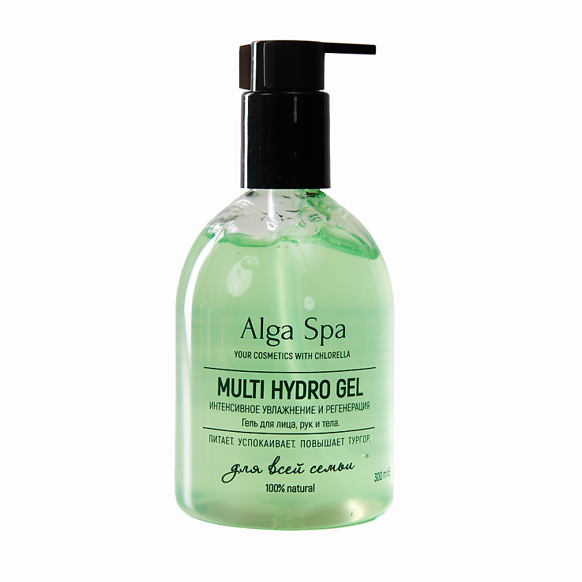 Изображение товара ALGASPA Гель для лица, рук и тела "Интенсивное увлажнение и регенерация", 300 мл