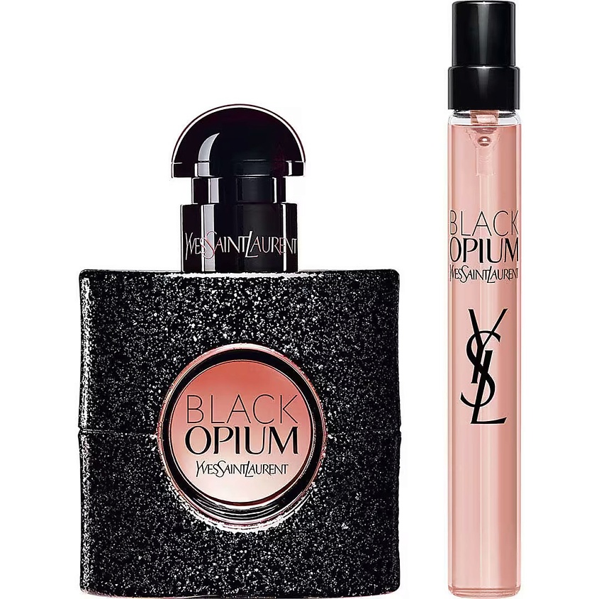 Изображение товара Yves Saint Laurent Black Opium набор парфюмерной воды 30мл и дорожный 10мл женский вечерний аромат