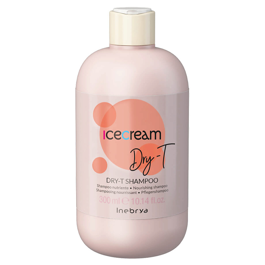 Изображение товара Питательный шампунь для сухих и поврежденных волос Dry-T INEBRYA 300 мл