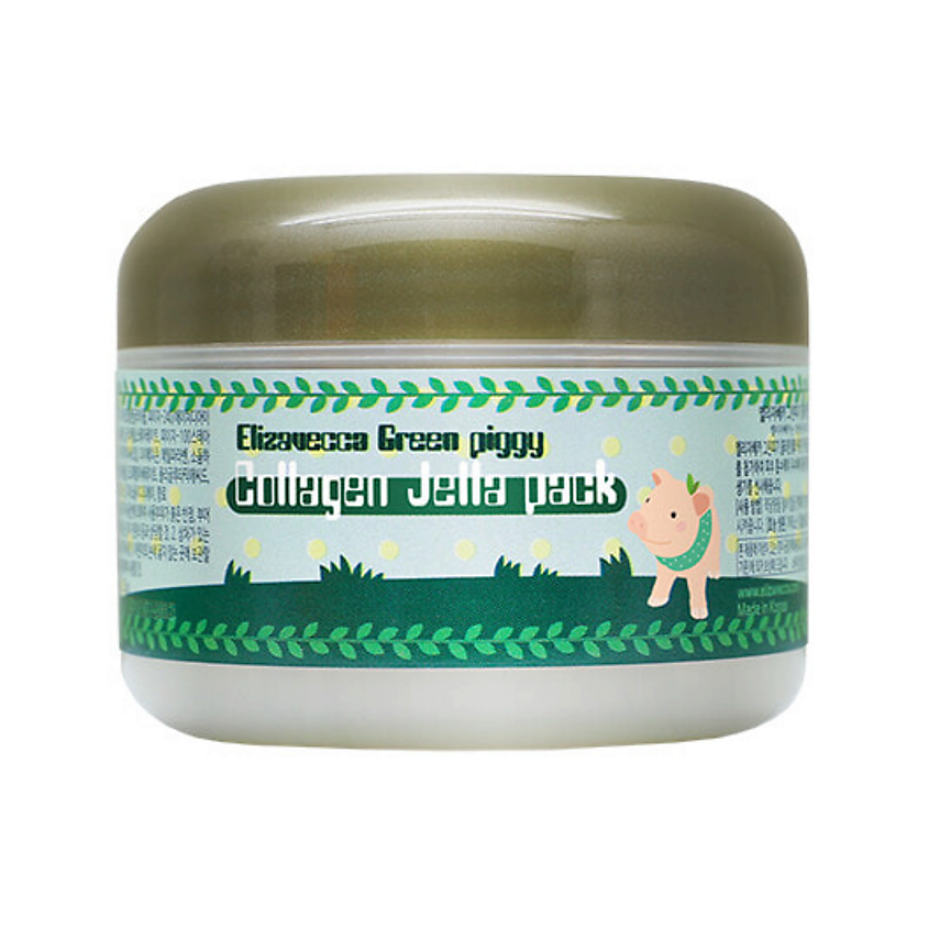 Изображение товара ELIZAVECCA Маска для лица с коллагеном Green Piggy Collagen Jella Pack, 100 мл