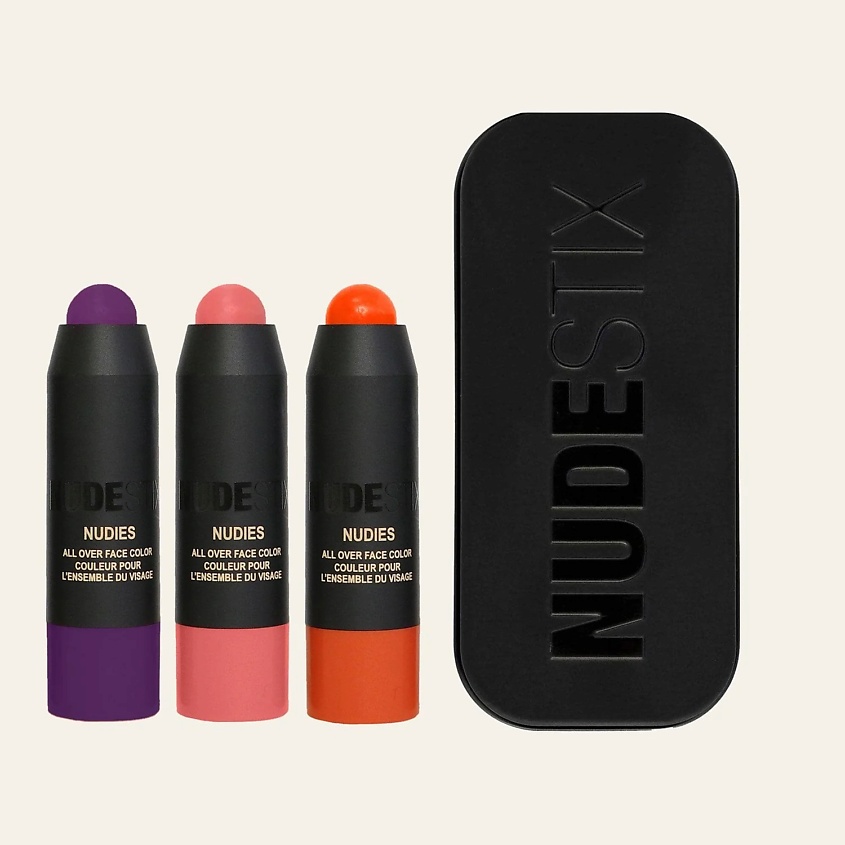Изображение товара NUDESTIX Trendy Blush Mini Kit - набор ярких и универсальных румян в стике