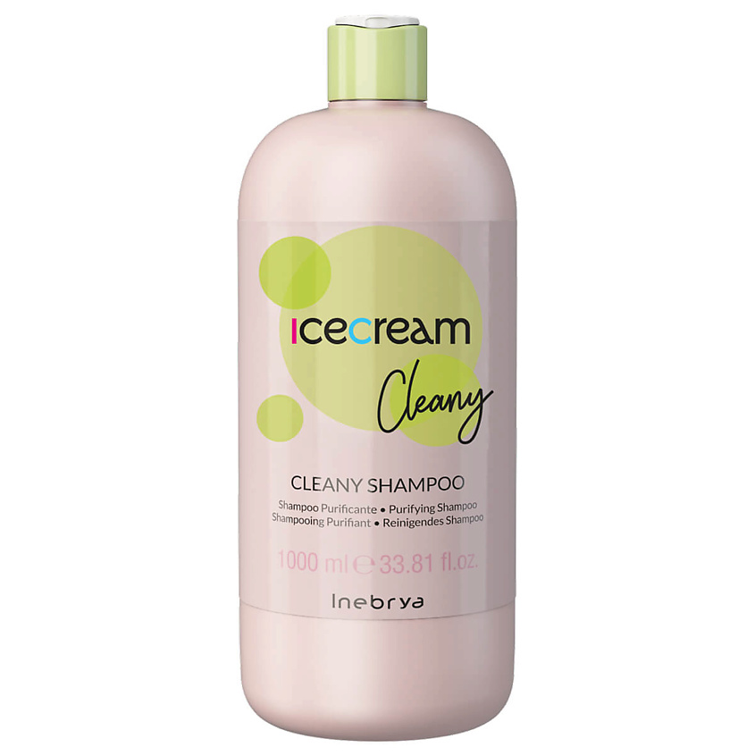 Изображение товара INEBRYA Шампунь против перхоти Cleany 1000 мл натуральное уходовое средство