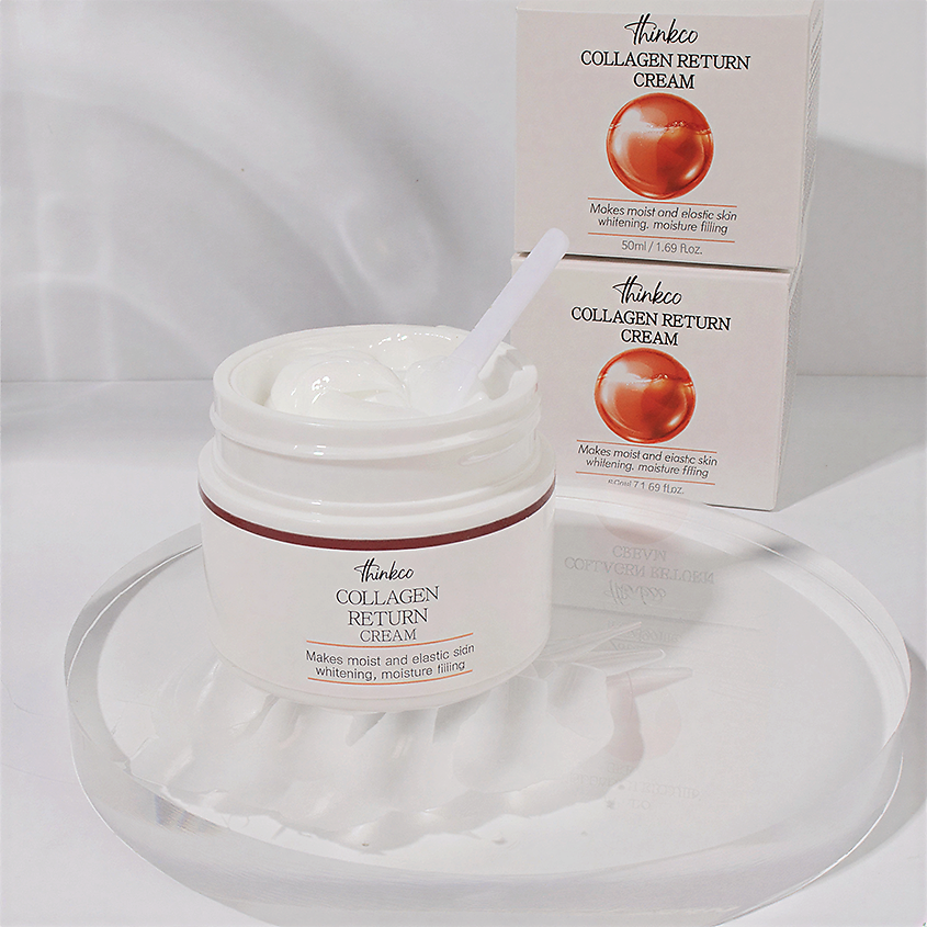 Изображение товара Увлажняющий восстанавливающий крем с коллагеном для зрелой кожи 50мл THINKCO