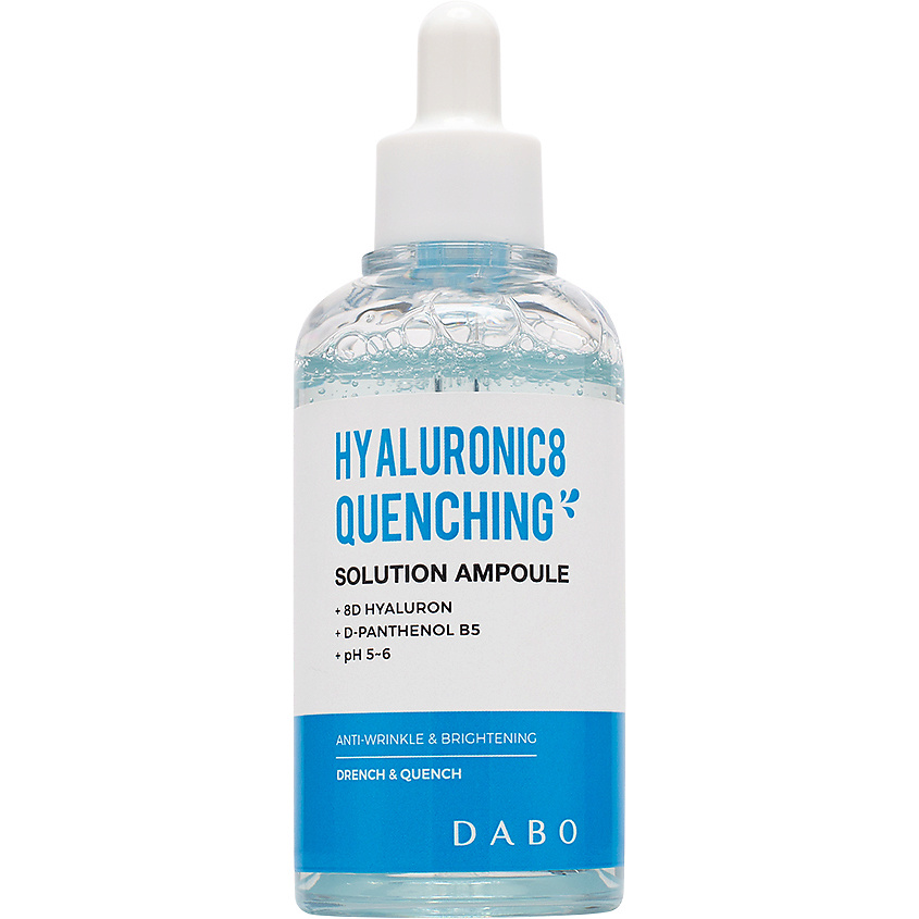 Изображение товара Сыворотка для лица DABO Hyaluronic8 Quenching 80 мл глубокое увлажнение и восстановление кожи