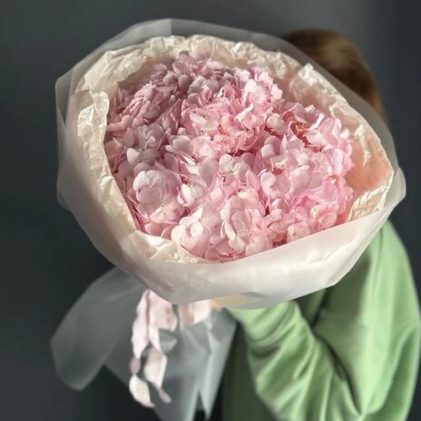 Изображение товара CHALET GREEN Букет моно/3 гортензия розовая/, 1 шт.