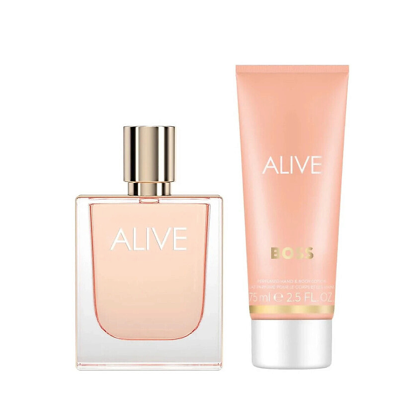 Изображение товара Набор Boss Alive парфюмерная вода и лосьон для тела, женский, 50 мл + 75 мл