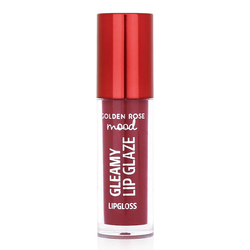 Изображение товара Глосс для губ GOLDEN ROSE MOOD GLEAMY LIP GLAZE PLUM GLAZE SPF 5+