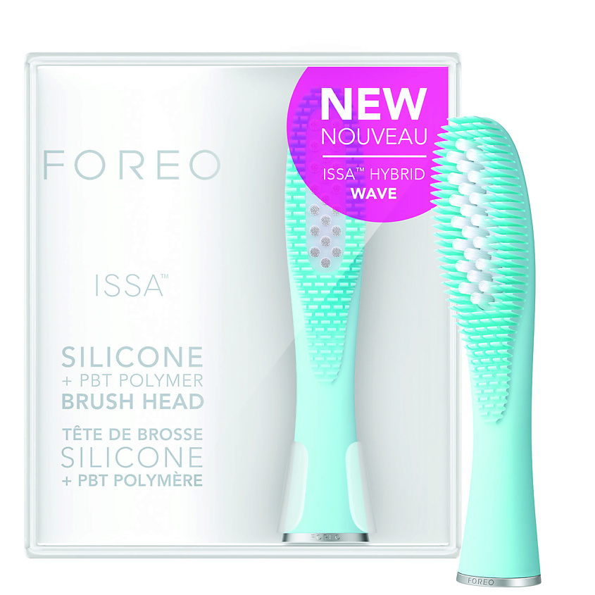 Изображение товара FOREO ISSA сменная гибридная головка для зубной щетки зеленый