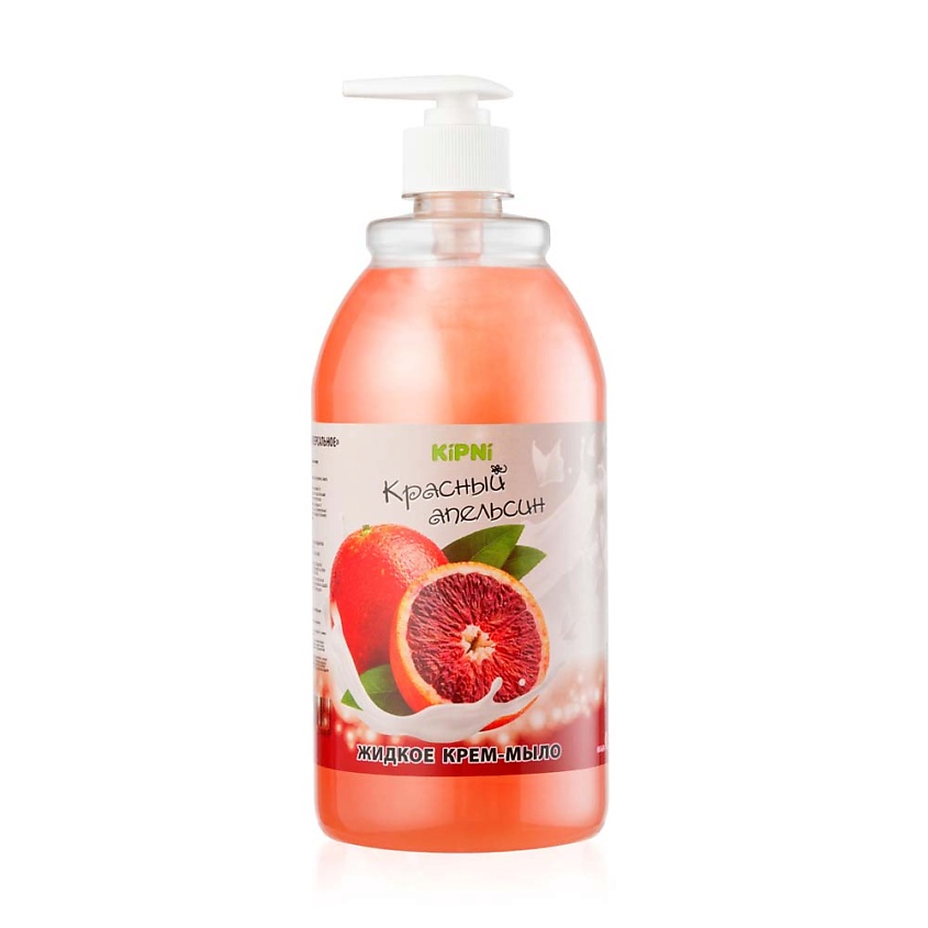 Изображение товара Крем-мыло жидкое универсальное с дозатором Красный апельсин 900 мл для рук и тела